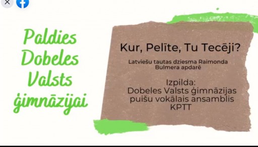 Ģimnāzisti sūta muzikālu sveicienu mediķiem